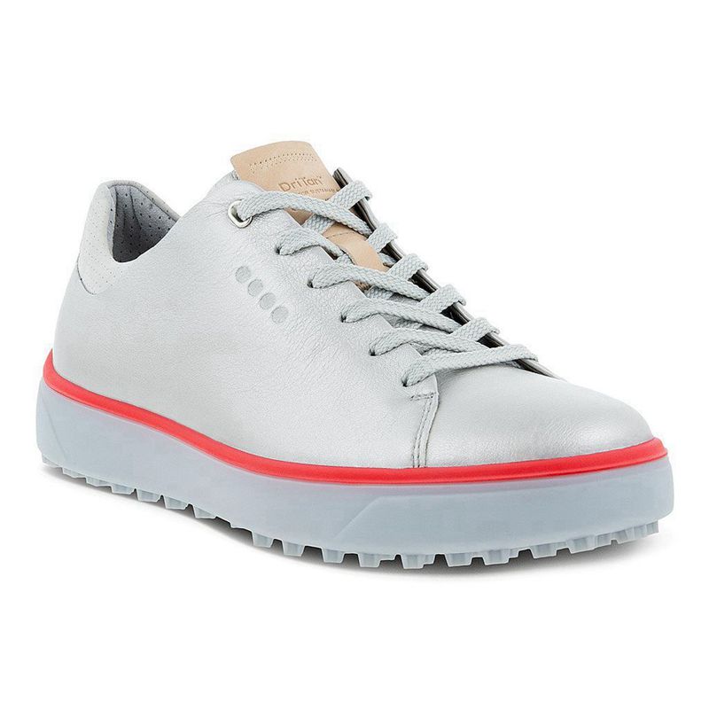 Women Ecco W Golf Tray - Golf Shoes White - India VMLFZH820